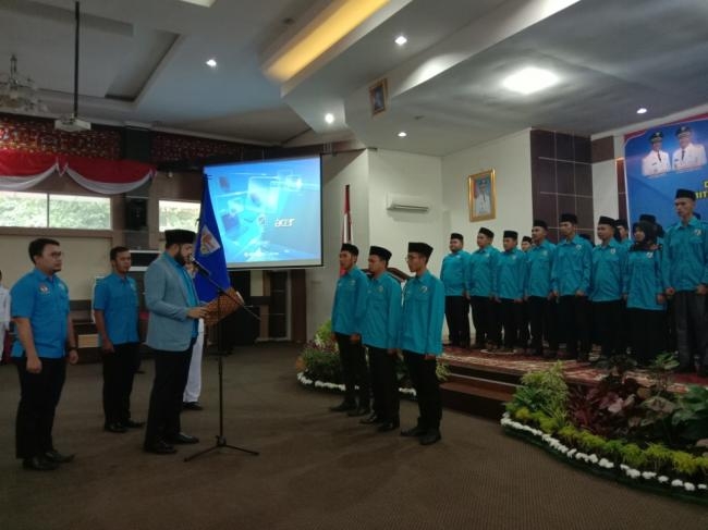 Pelantikan Dewan Pengurus KNPI Kabupaten Solok Periode 2019-2022